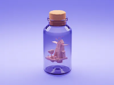 Small town model blender c4d