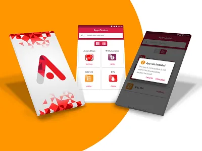 App Center design app mobile app ui deisgn