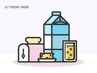 Ui 100day 008 illustration ui 100day 插图