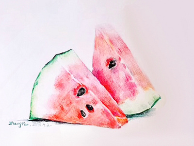 watermelon painting