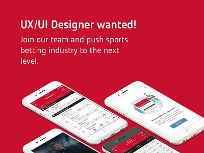 UX/UI Designer wanted for Tipico Ltd. betting design designer flat interface jobs offer productdesign simple sports tipico usability userfirst