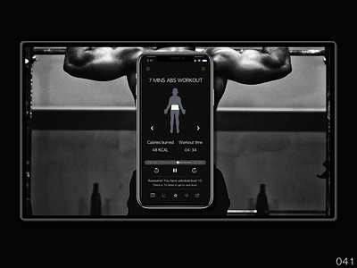 Workout Tracker absolut app black body building branding concept daily 100 challenge daily ui design excercise iphone mobile app physical sketch tracker ui workout workout app workout tracker