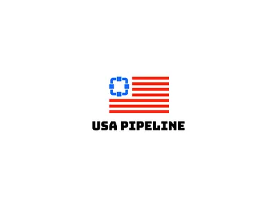 Usa Pipeline america american logo logodesign logodesigner pipe pipeline united states united states of america usa