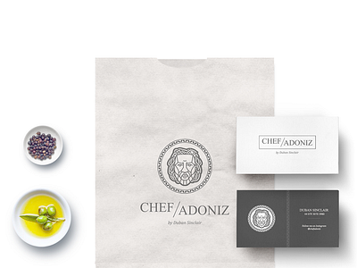 Chef Branding Based On Facial Features branding illustration logo logo design process