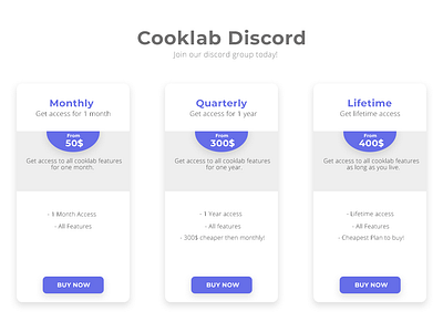 Redesign Cooklab subscriptions page branding design minimalistic mockup redesign typografie ui ux vector