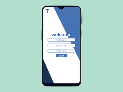 Test UI app branding design flat illustration illustrator logo minimalist oneplus oneplus 6t photoshop ui uid