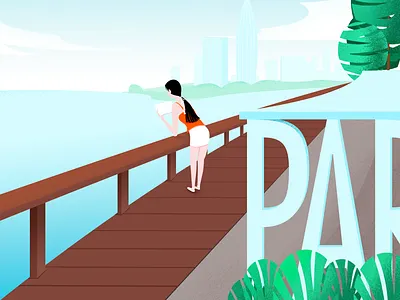 Girl reading illustrate