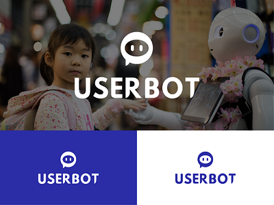 Userbot logo! brand branding creative designer icon identity logo logotype sign typography