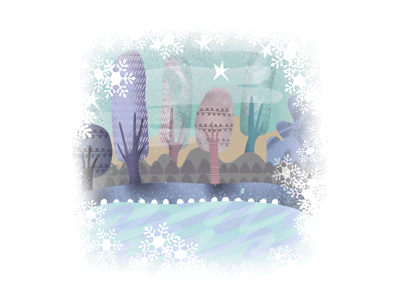 Winter is coming! christmas is comming figure skating fun gif animation ice skating illustrtion polar bear snow snowflakes sweater weather winter winter is coming