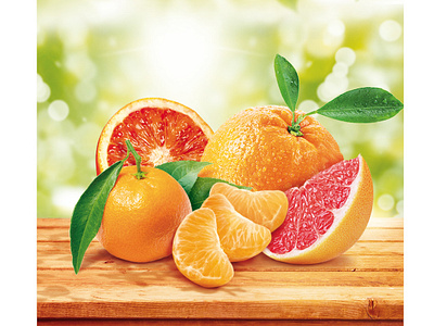 Fruits fruit juice illustration key visual orange juice packaging photoshop retouch retouche photo retoucheur retouching