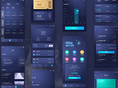 Fund investment APP app ui