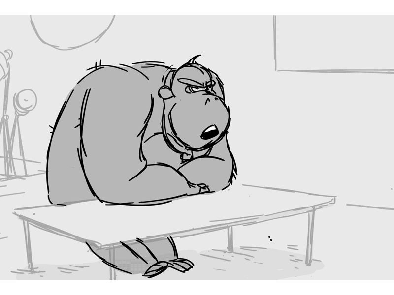 Scene #3 - The Voice of Mario animatic animation animation 2d character animation character design character development gif animation storyboard storyboarding