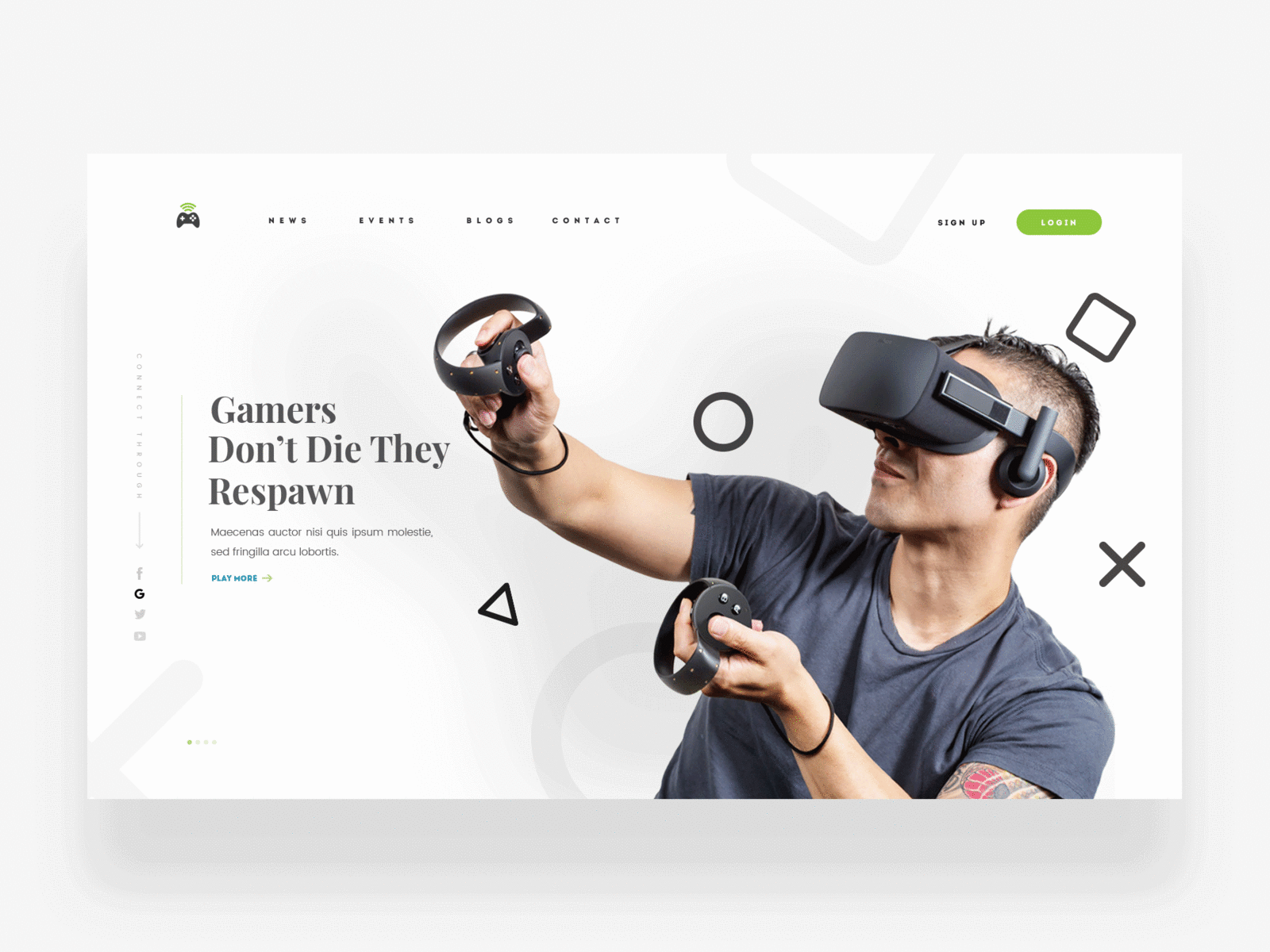 All about gamers branding gamers gaming graphicdesign minimal ui ux webdesign webuiuxdesign