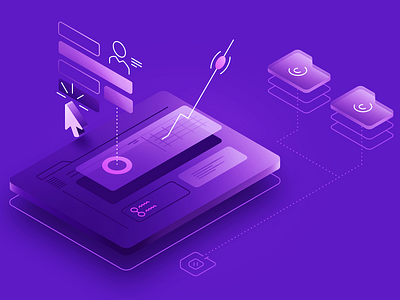 Lead nurturing - marketing automation automation crm illustrator isometric lead lead generation marketing segmentation synerise