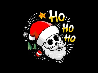 Santa Claus artwork branding christmas design handmade illustration logo santa claus sketch skull vector