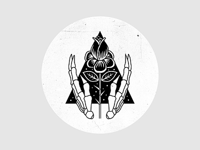 Praying artwork branding clothing design handmade icon illustration logo sketch skull vector