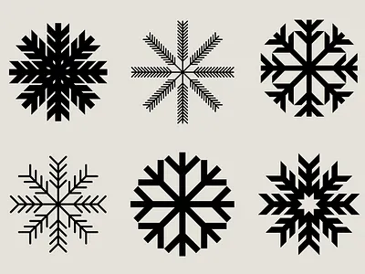 LET IT SNOW!!!!! design geometric graphic design illustration lines minimal vector