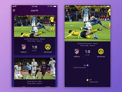 TV App – Daily UI #025 app dailyui dailyui 025 tv app