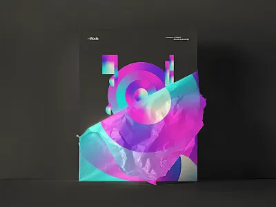 –Mode branding color design freelance gradient illustration logo poster swiss texture