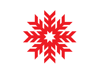 SNOWFLAKE SEASON! design geometric graphic design illustration lines minimal vector