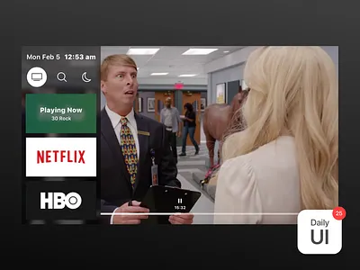 025 TV App challenge daily daily ui challenge tv tv app ui
