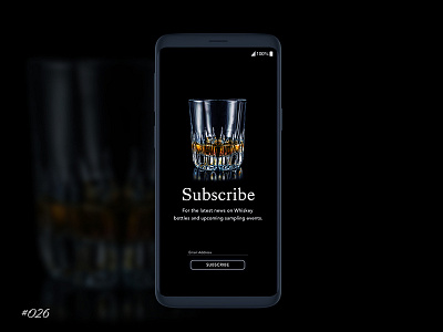 Daily UI 026 Subscribe appdesign daily 100 challenge dailyui design digitaldesign mobile mobileapp mobiledesign ui ui ux uidesign