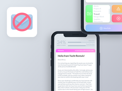 This is Not an Email App app atomiga design email app ios ui ux