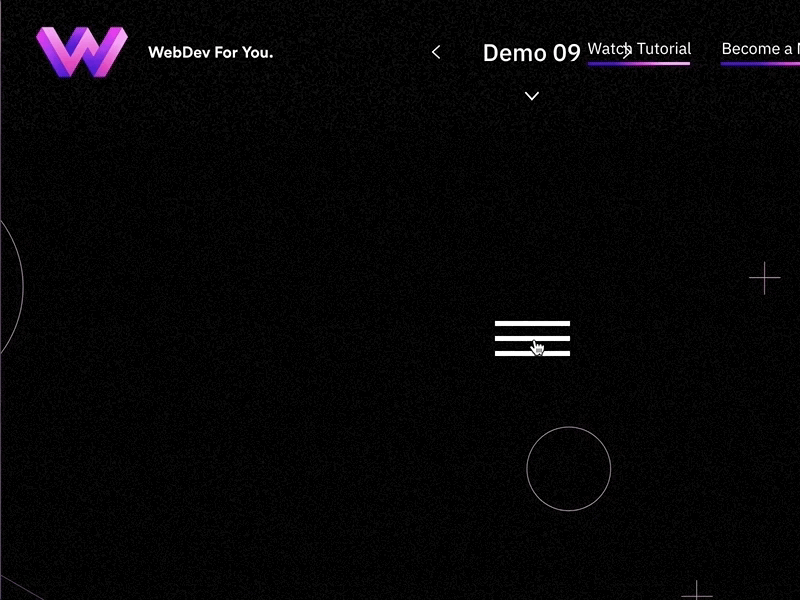 Daily Interaction #9 - Off-Canvas Menu on Click design menu menu design off canvas off canvas ui ui animation ui ux design ux web design web development webdev webflow website website builder website concept