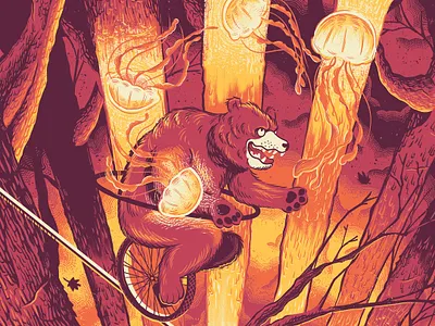 SCI Poster design gigposter illustration poster texture