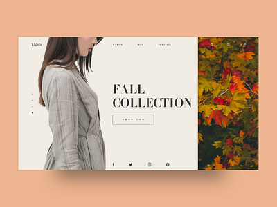 Lightn - Fashion UI ui ux design fashion fall web