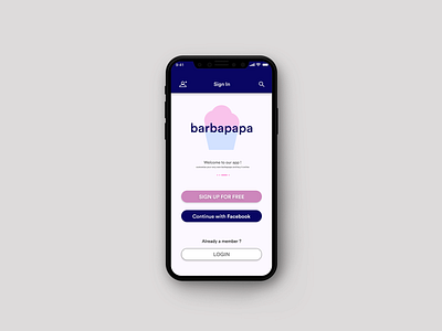 Sign Up Page app art blue brand character clean dailyui dailyui 001 design flat icons illustration ios logo minimal mobile ui vector web website