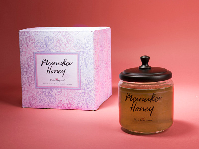 Manuka Honey Packaging box design honey jar label packaging