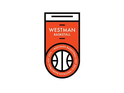 Westman Basketball Project. basketball brand design illustration logo project type vector