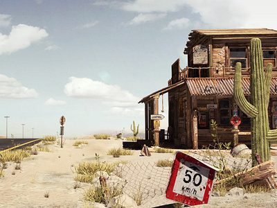 Clorets TV Ad. 3d 3dsmax commercial dessert exterior house modelling retro retro badge texturing tv vray zbrush