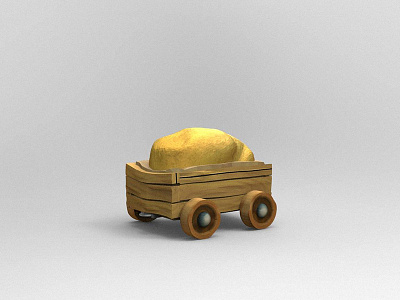 Cart cart modelling object zbrush