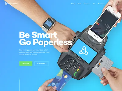 PayJunction branding idenity landing logo site ui web website