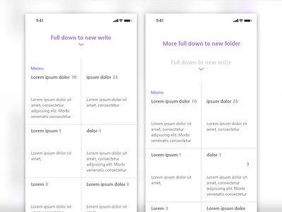 memo app concept memo