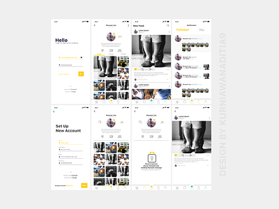 UI For Portfolio App Network app app concept branding dashboard design design illustration software design ui uiux design ux design vector web web design