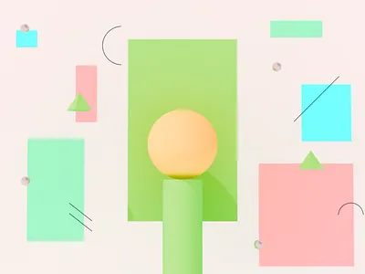 Basic 3d abstract cinema4d illustration shapes sphere