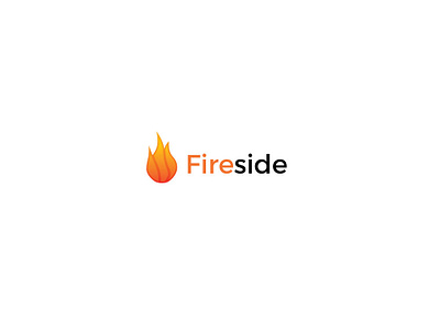 Fireside application design illistration logo startup typography ui ux vector web