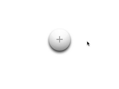 Animated "+" Button button button animation circle dimension dimensional gif photoshop ui ux