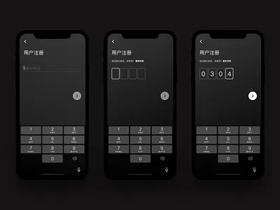 login page app interface login page