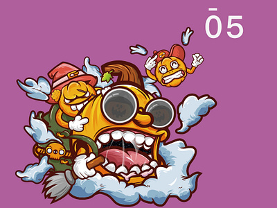 🎃万圣节 ui 品牌 应用 插图 设计