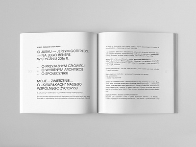 JERZY GOTTFRIED ARCHITEKT Catalog Page brochure design design graphic design layout page page design spread typography