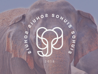 Elephant logo 2018 elegant elephant elephant logo line logo logo simple logo symbol mark