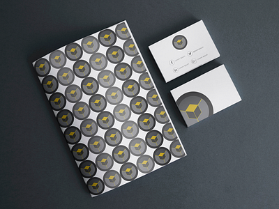 GOODWHEEL transportation company brand brand identity business card logo pattern visual design visual designer