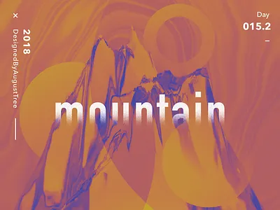 C4D+ 015 3d c4d mountain