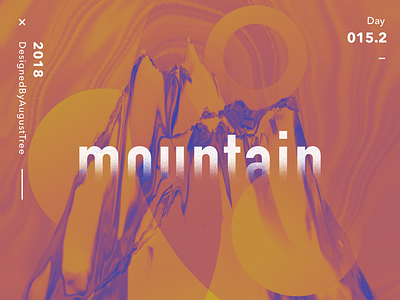 C4D+ 015 3d c4d mountain