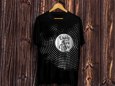 Black T-Shirt Design awesome work best shot black black t shirt design brand branding company branding cool shot daddy love dribbble dribbbler dribbblers expert graphic design illustration t shirt t shirt design t shirt graphic t shirt illustration t shirt mockup