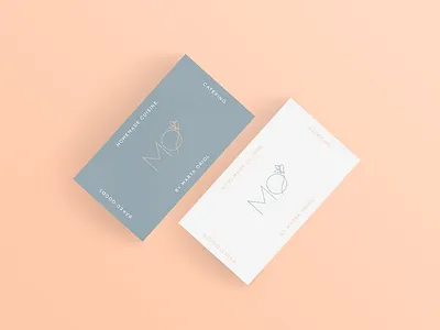 MO business card brand branding business card custom type graphic design identity logo sans serif